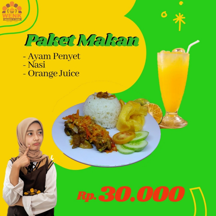 Paket Ayam Penyet