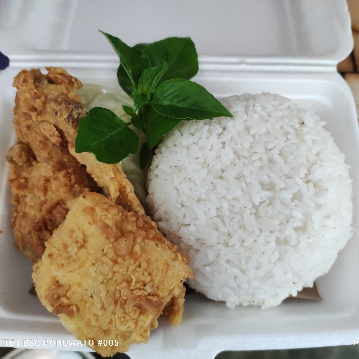 Paket Ayam geprek Sambal mentah Original