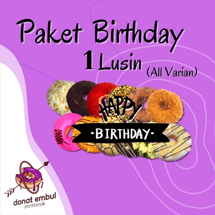 Paket Birthday Satu Lusin