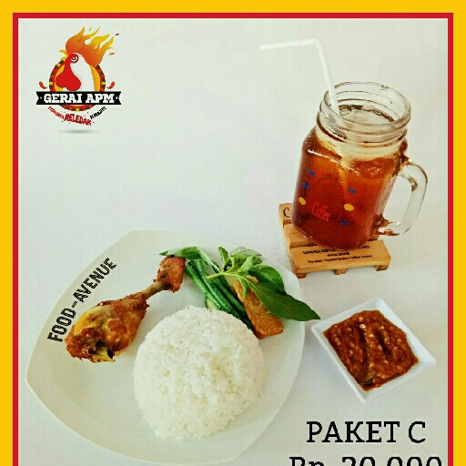 Paket C Ayam Goreng Lalapan