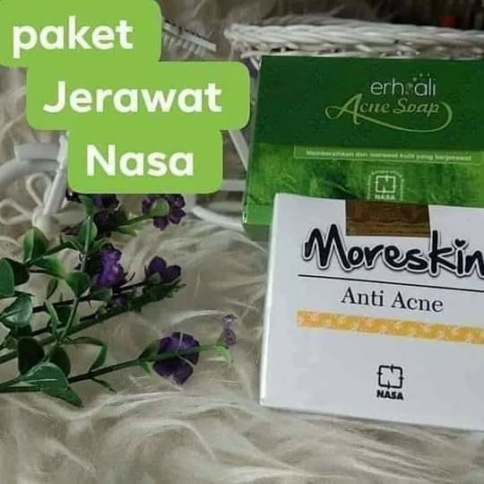 Paket Cream Dan Sabun Anti Jerawat Nasa