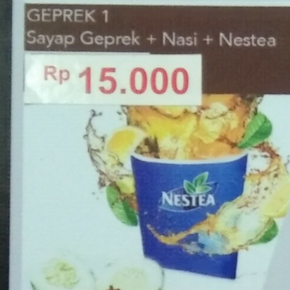 Paket Geprek 1