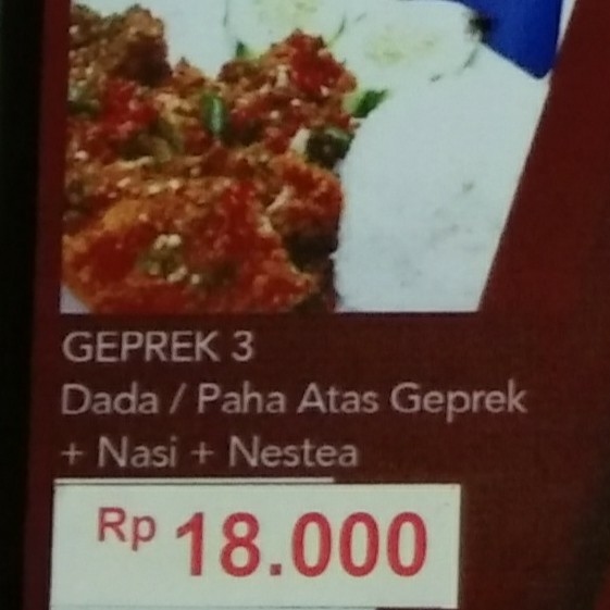 Paket Geprek 3
