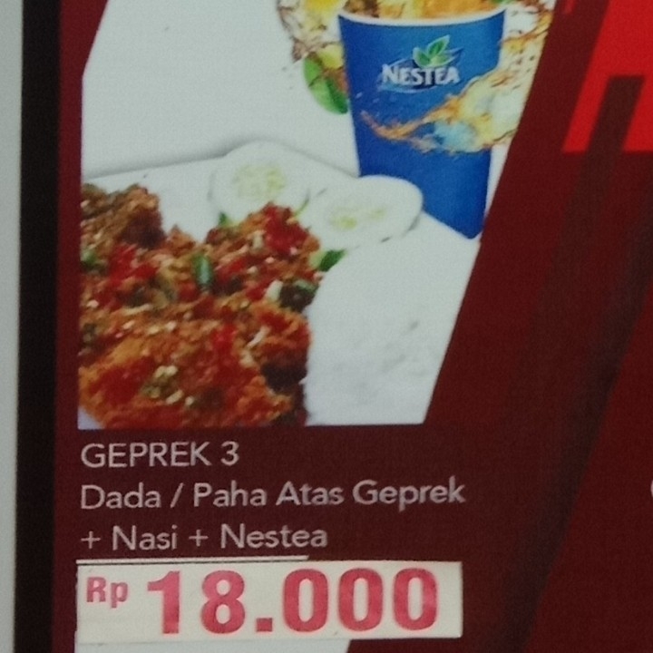 Paket Geprek 3