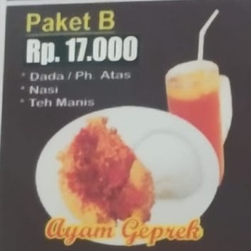 Paket Geprek B