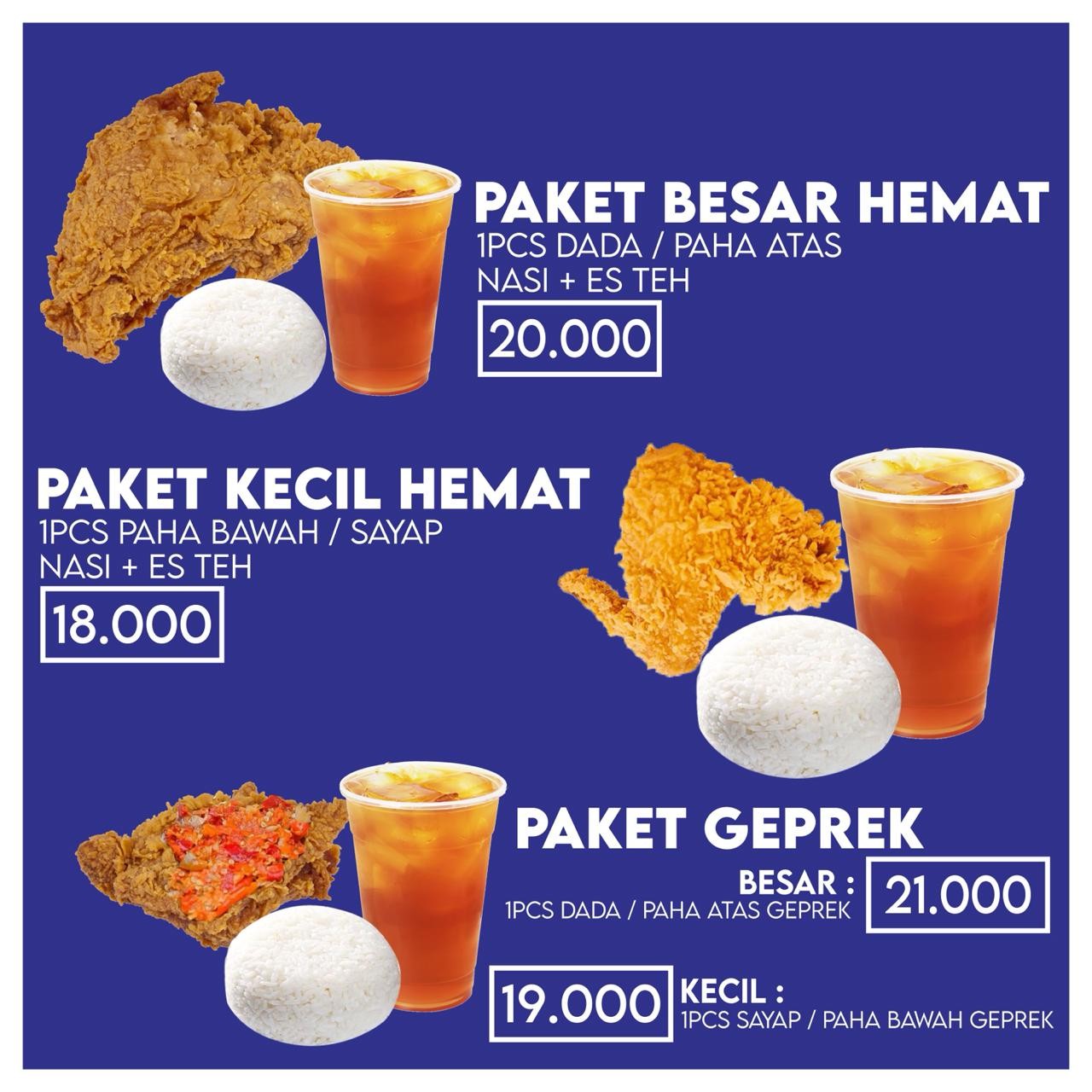 Paket Geprek Besar