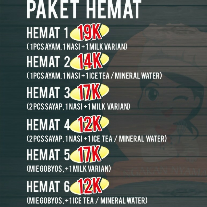 Paket Hemat 1