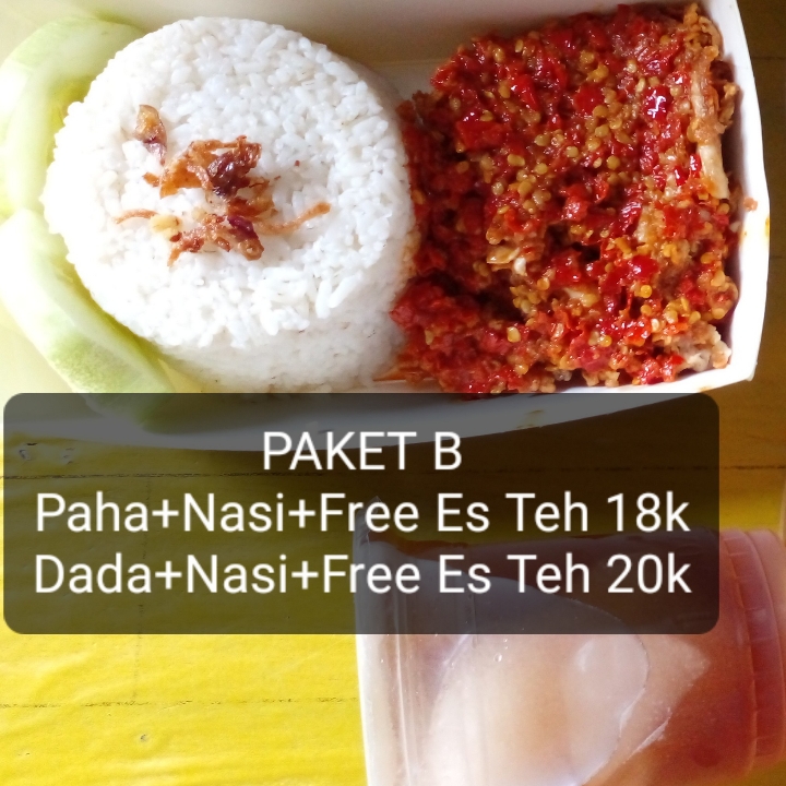 Paket Hemat AYAM GEPREK PAHA