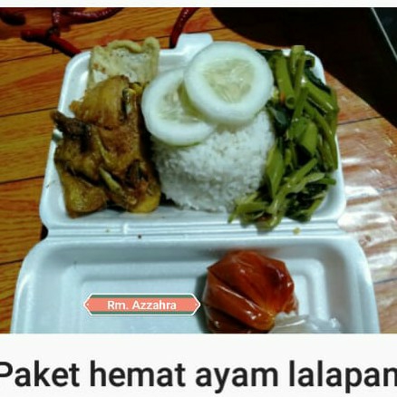 Paket Hemat Nasi Ayam Goreng Lalapan