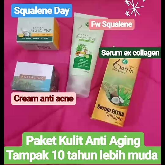 Paket Kulit Anti Aging Batrisyia Herbal