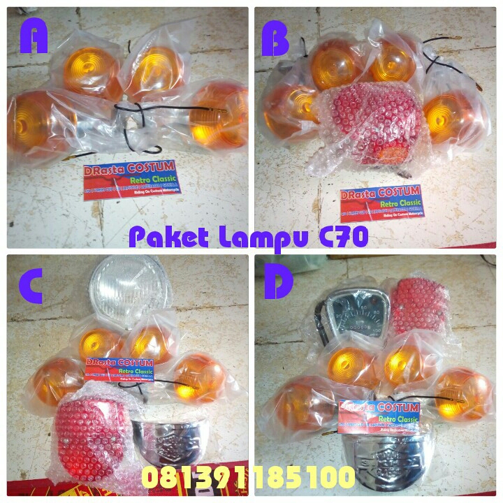 Paket Lampu C70
