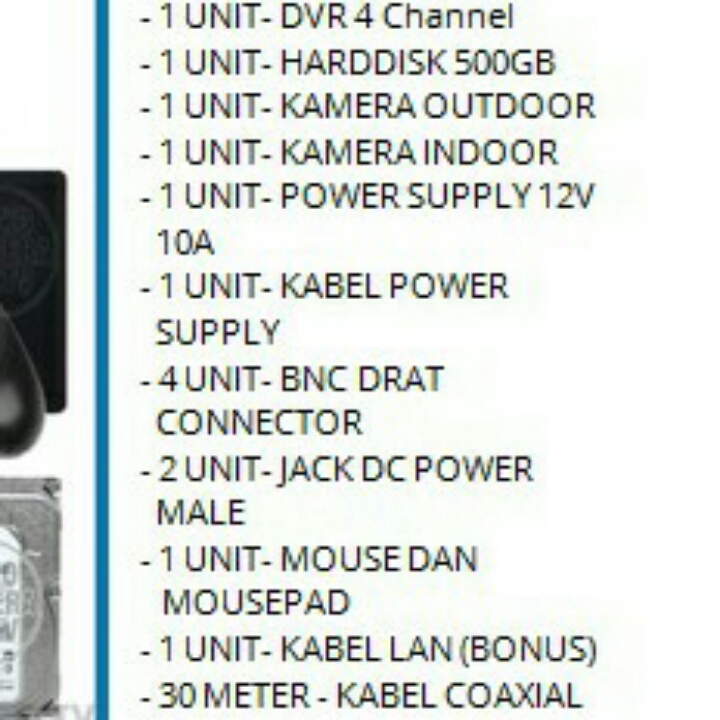 Paket Lengkap 2 Chanel Cctv Xmeye Siap Nyala 2