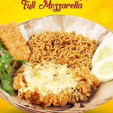 Paket Mie Geprek Full Mozzarella