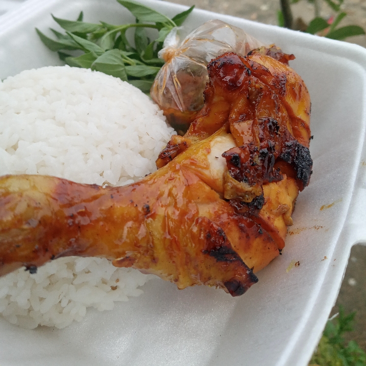 Paket Nasi Ayam Bakar Potong