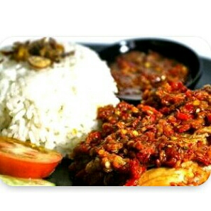 Paket Nasi Ayam Tepung Asam Manis