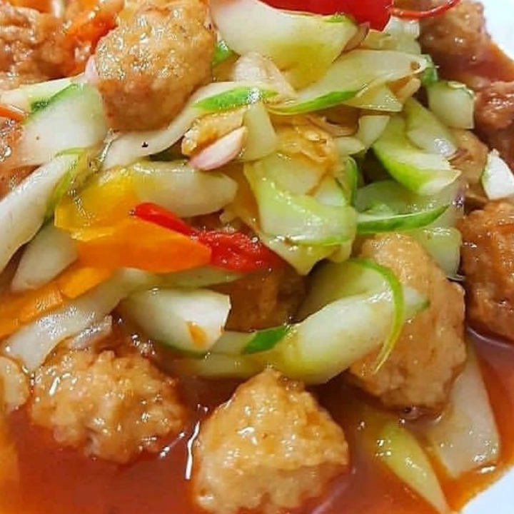 Paket Nasi Rolade Acar Merah