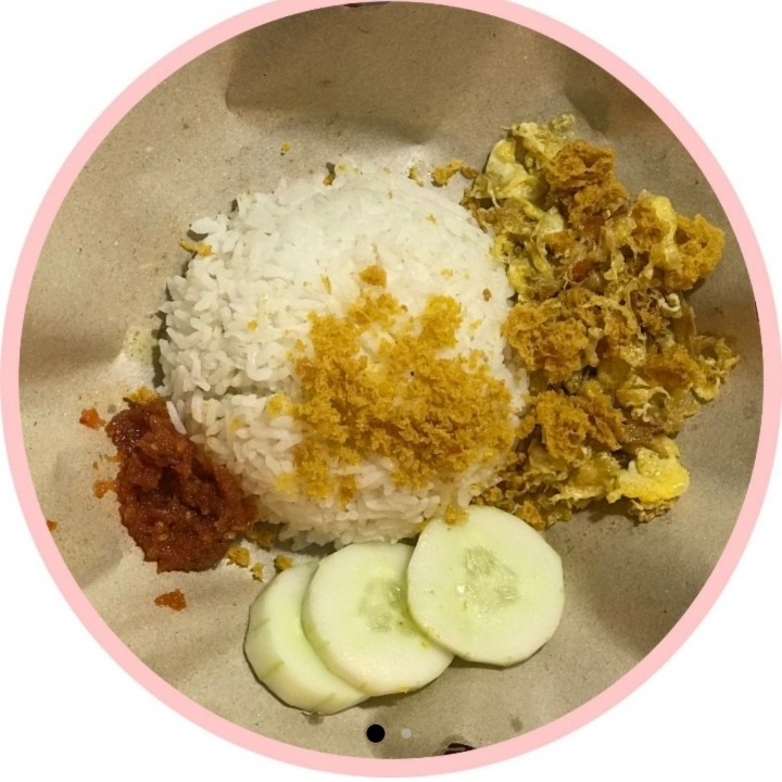 Paket Nasi Telur Free Esteh