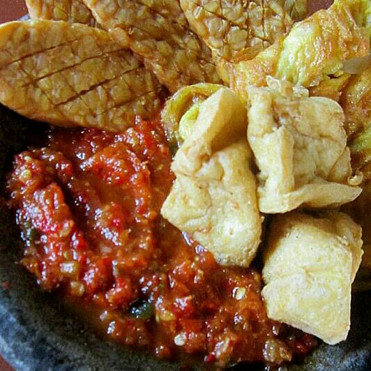 Paket Nasi Tempe Penyet Dan Tahu