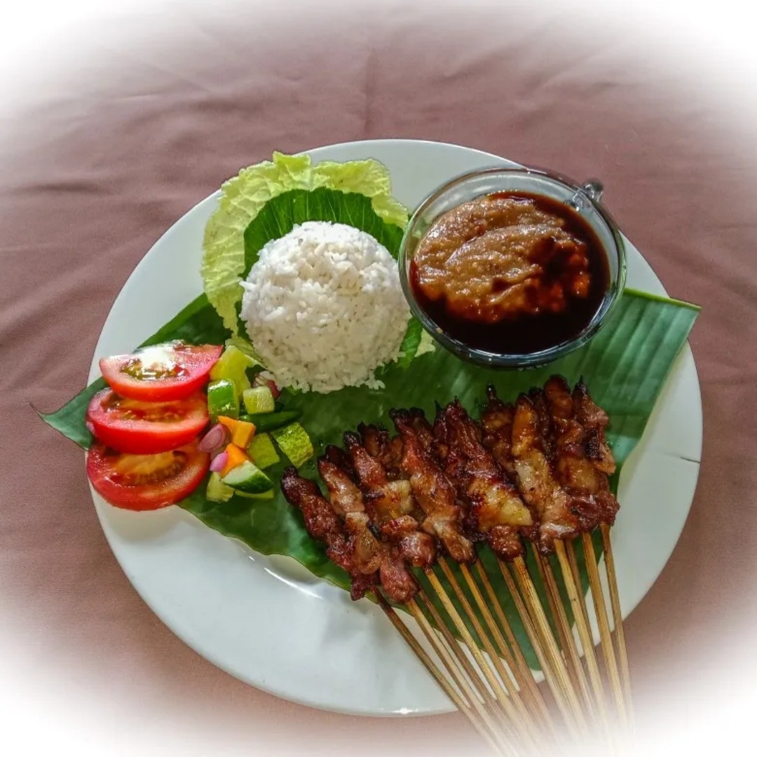 Paket Nasi dan Sate Ayam