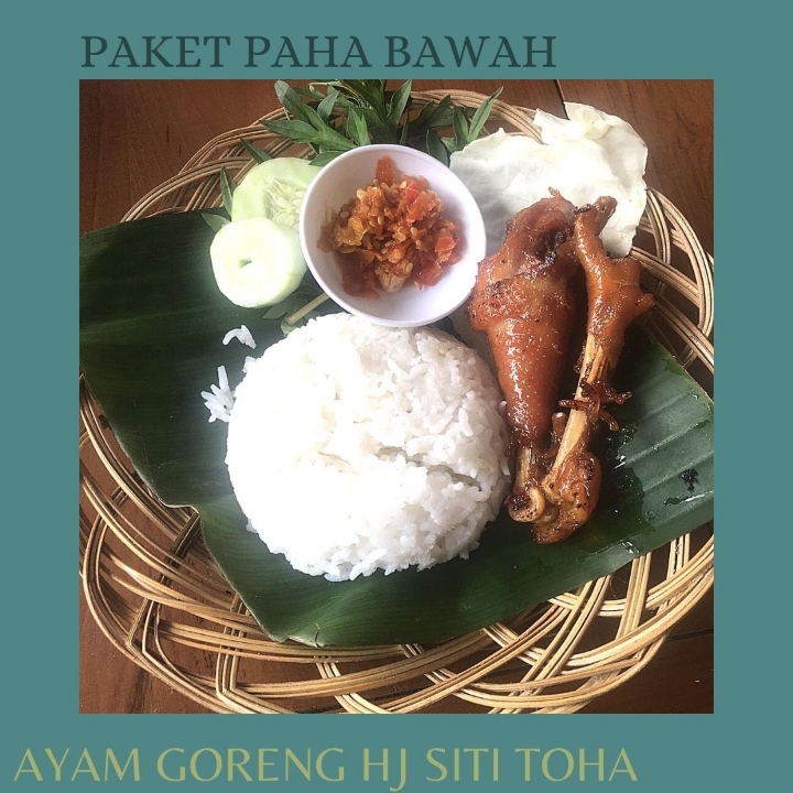 Ayam Goreng Pejantan Paha Bawah Dan Nasi