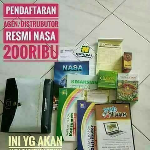 Paket Pendaftaran Distributor Nasa