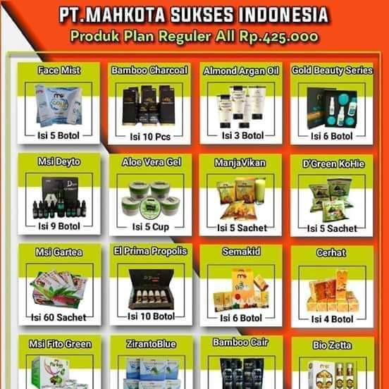 Paket Produk Reguler Plan A 