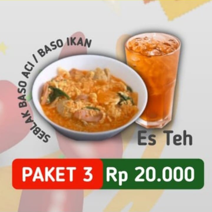 Paket Seblak Bakso Aci