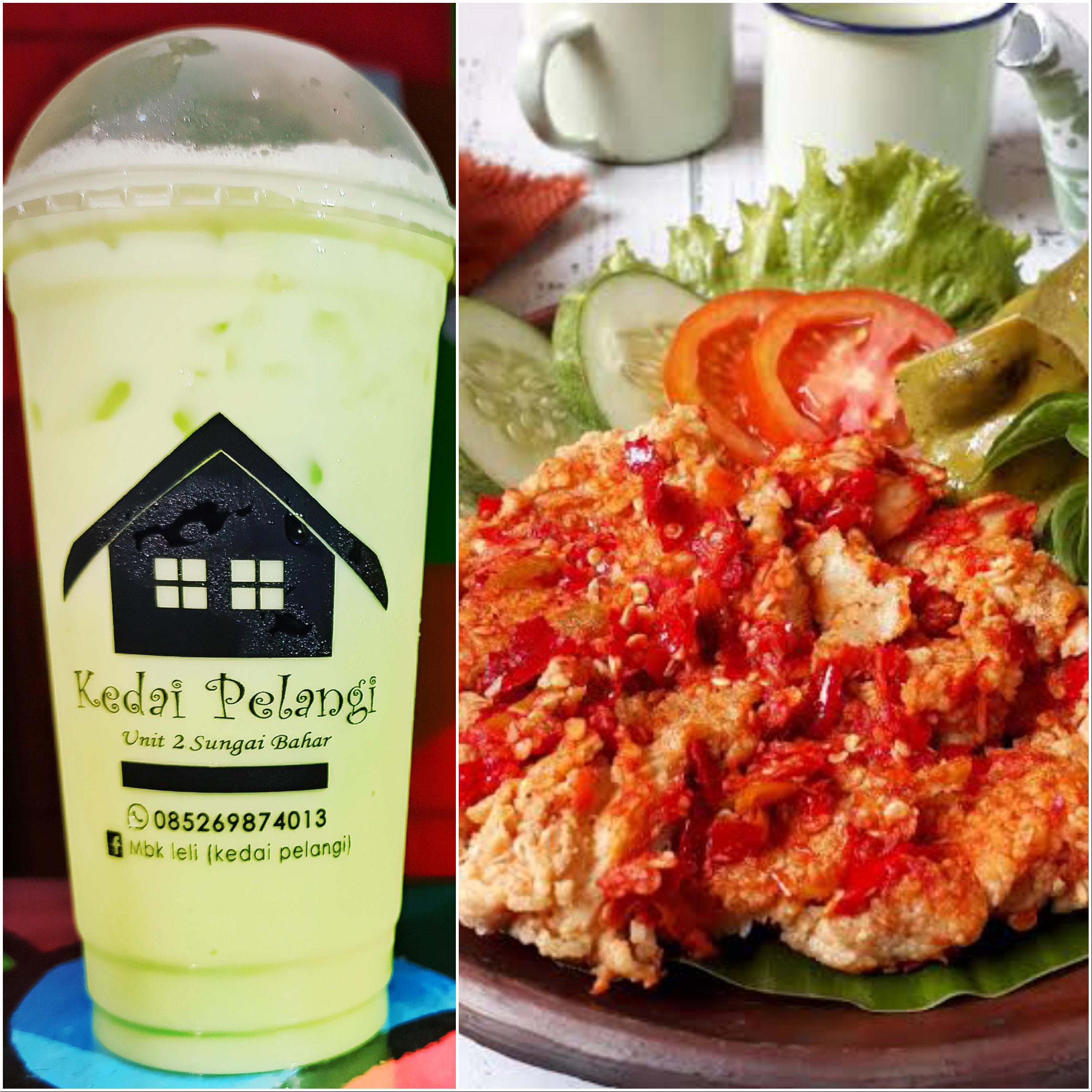 Paket Thai Tea Dan Ayam Geprek