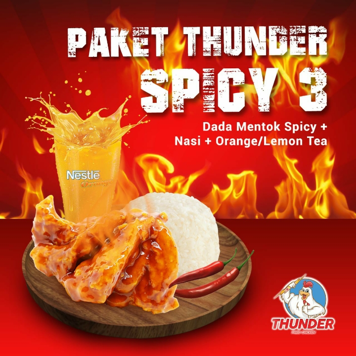 Paket Thunder Spicy 3