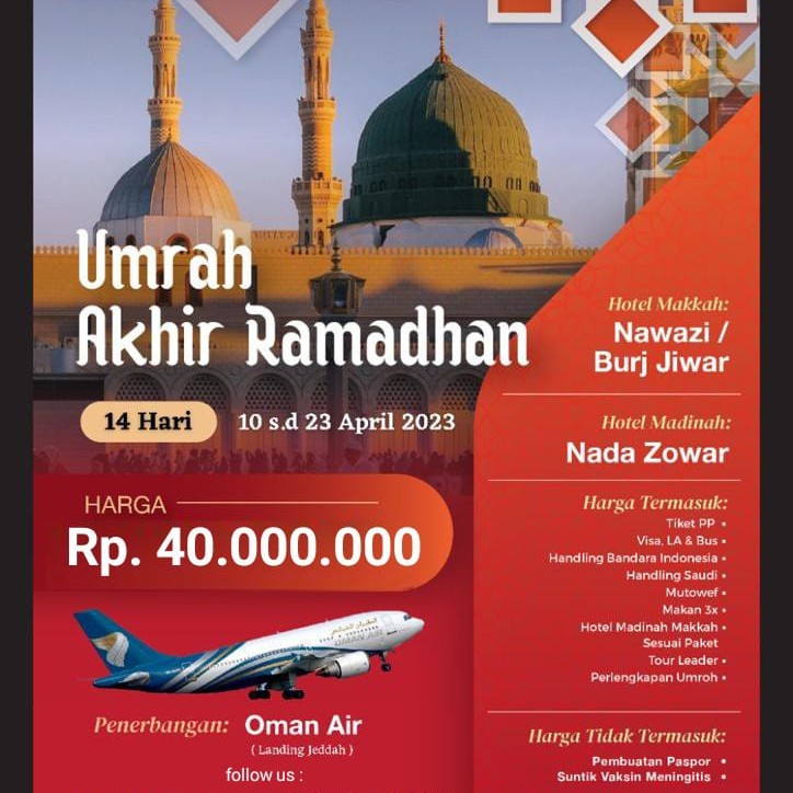 Paket Umroh Akhir Ramadhan 14 Hari