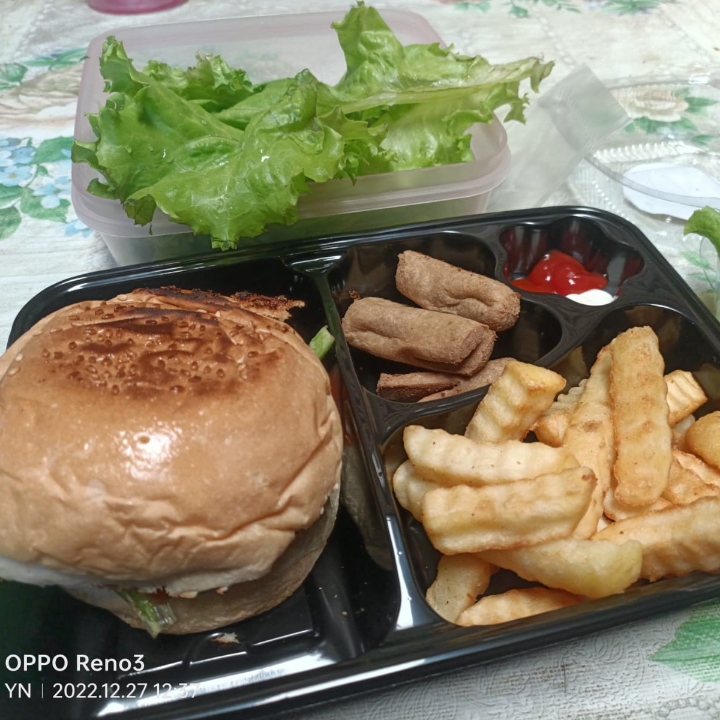 Paket bento burger