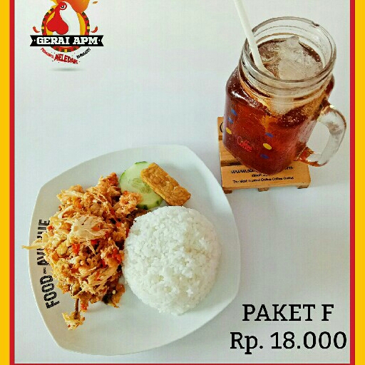 Paket F Tuna Geprek