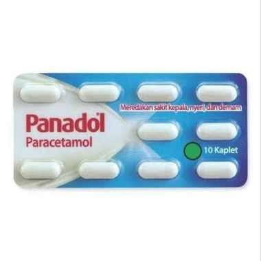 Panadol Biru - Panadol Paracetamol 1 Strip Isi 10 Kaplet