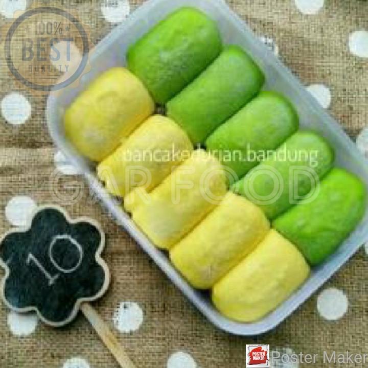 Pancake Durian Pandan Ori