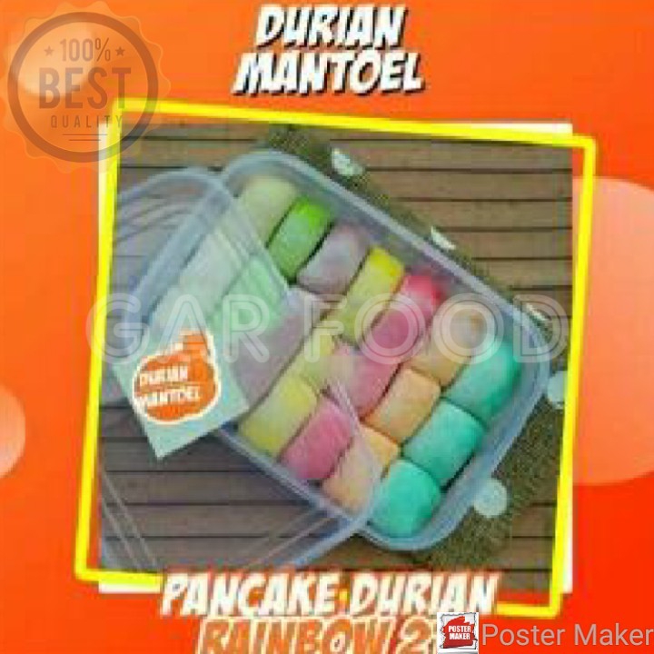 Pancake Durian Rainbow