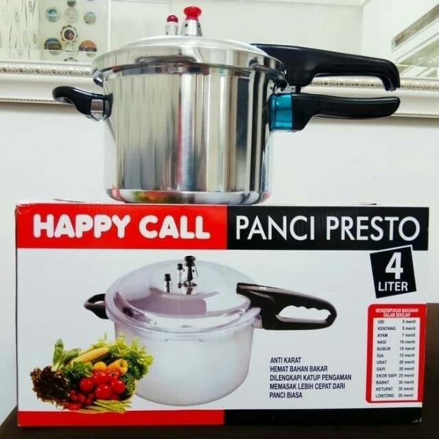Panci Presto Happy Call / HC Press Cooker 4 Liter