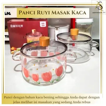 Panci ruyi kaca beningruyi binaural pot motug