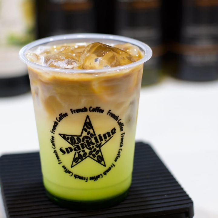 Pandan Coffee Latte