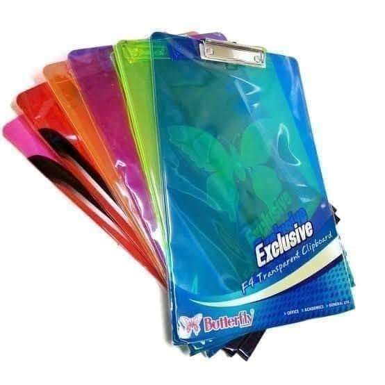 Papan Ujian Butterfly Warna Transparent