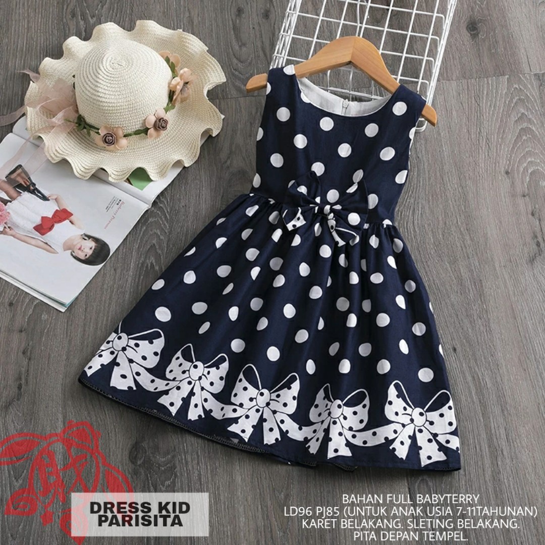 Parisita Dress Kisaran Usia 7-12 Tahun 3