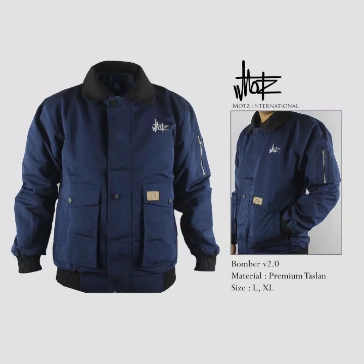 Parka Jacket V20 NAVY Original  By Motz