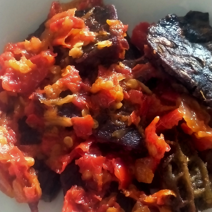 Paru Balado Paket Normal Dengan Nasi