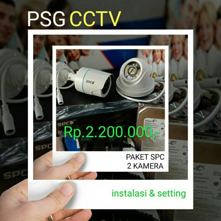 Pasang CCTV 2 Kamera SPC