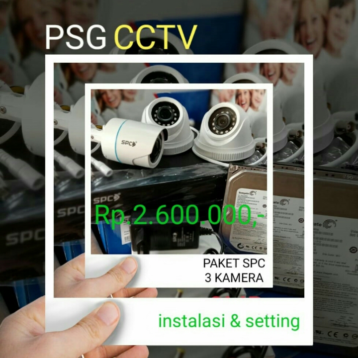 Pasang CCTV 3 Kamera SPC
