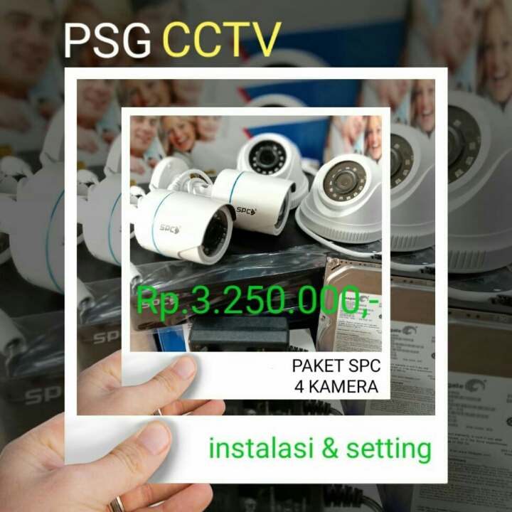 Pasang CCTV 4 Kamera SPC