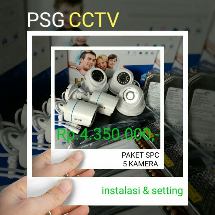 Pasang CCTV 5 Kamera SPC