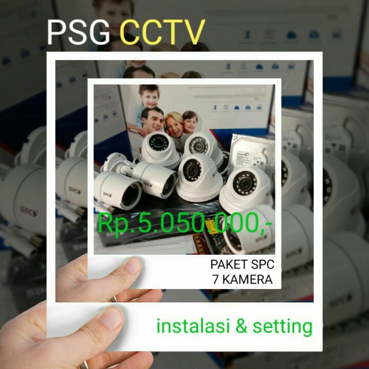 Pasang CCTV 7 Kamera SPC