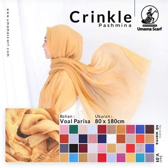 Pasmina umama crinkle 