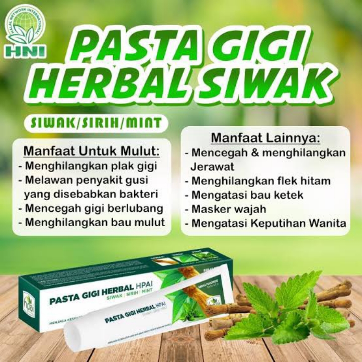 Pasta Gigi Herbal SIWAK HNI 2