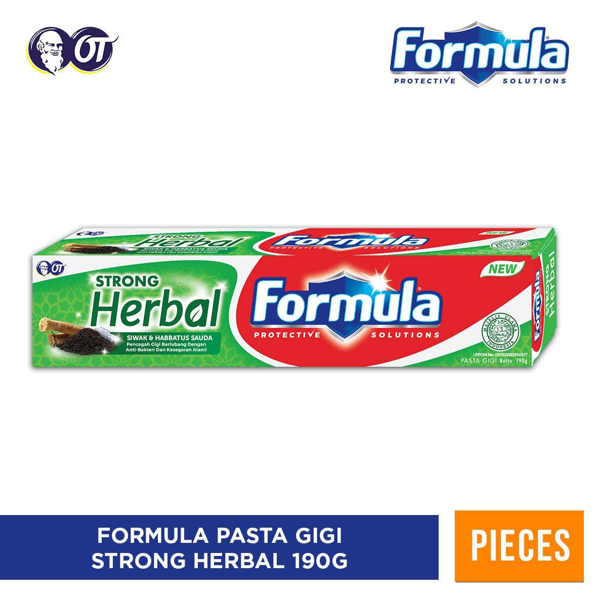 Pasta Gigi Strong Herbal 190G
